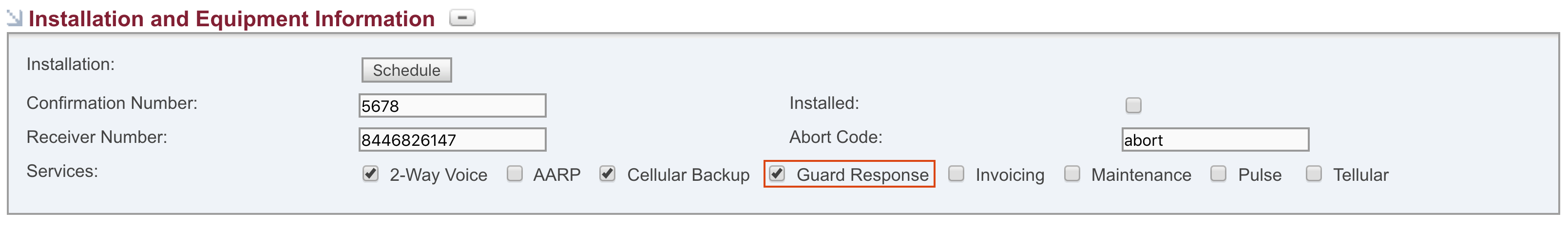 Guard Checkbox